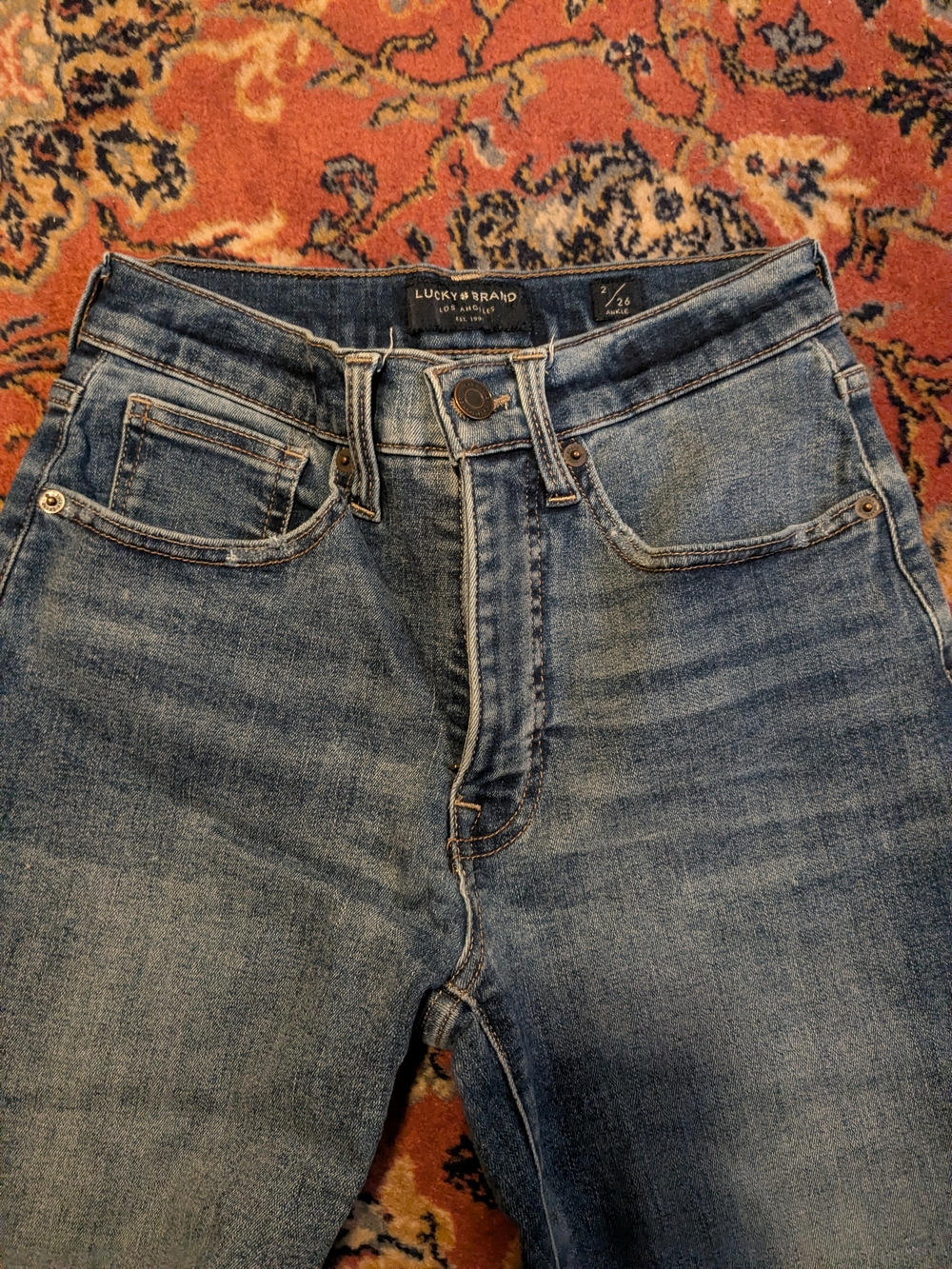 Lucky Brand Ankle Cut Slim Jeans